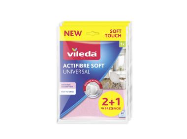 Zdjęcie: Ściereczka chłonna Soft Universal actifibre 2+1 VILEDA