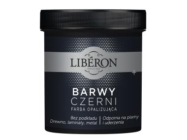 Zdjęcie: Farba do drewna Barwy Czerni czarny błękit połysk 0,5 L LIBERON