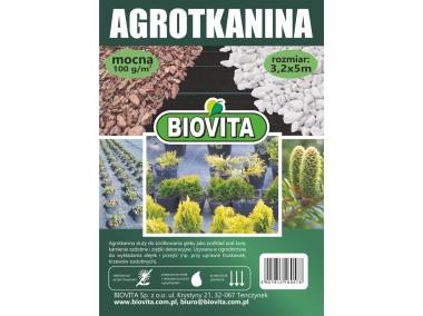 Zdjęcie: Agrotkanina czarna mocna 3,2x5 m 100g/m2 BIOVITA