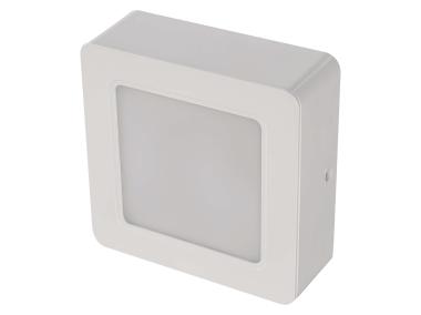 Zdjęcie: Panel LED natynkowy Rubic 2w1, kwadrat, biały, 9W, naturalna biel EMOS