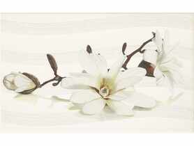 Płytka dekor Lira white  flower 25x40 cm CERSANIT