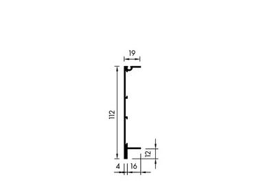 Zdjęcie: Profil aluminiowy Axonis do krawędzi Vector 112x3000 mm KNAUF CEILING SOLUTIONS