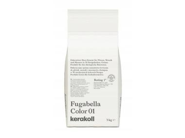 Zdjęcie: Fuga Fugabella Color 01 ultra biała 3 kg KERAKOLL