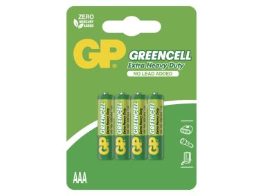 Zdjęcie: Bateria cynkowa GP GREENCELL AAA (R03) 4BL EMOS