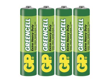 Zdjęcie: Bateria cynkowa GP GREENCELL AAA (R03) 4BL EMOS