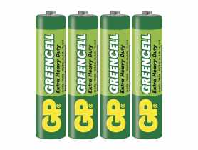 Bateria cynkowa GP GREENCELL AAA (R03) 4BL EMOS