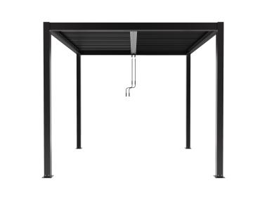 Zdjęcie: Pergola aluminiowa Luxe 3 x 4 m czarna MIRPOL