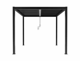 Pergola aluminiowa Luxe 3 x 4 m czarna MIRPOL