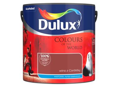 Zdjęcie: Farba do wnętrz Kolory Świata 2,5 L wino z Cordoby DULUX