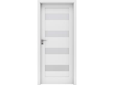 Zdjęcie: Drzwi wewnętrzne Milano 80 cm prawe biel INVADO
