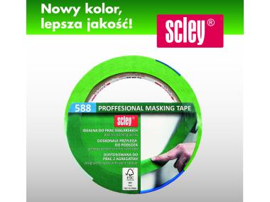 Zdjęcie: Profesjonalna taśma maskująca 588, 25 mm - 50 m SCLEY