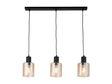 Zdjęcie: Lampa wisząca Sierra 3 x E27 bursztyn listwa 6658 TK LIGHTING