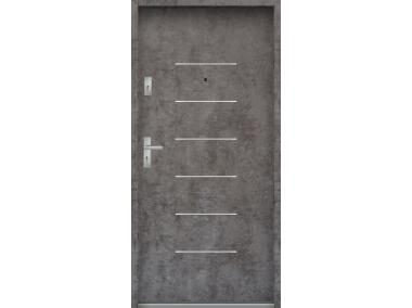 Zdjęcie: Drzwi wejściowe do mieszkań Bastion A-39 Beton ołówkowy 90 cm prawe ODP KR CENTER