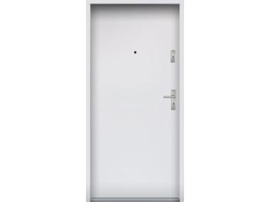 Zdjęcie: Drzwi wejściowe do mieszkań Bastion N-02 Biały 90 cm lewe ODR KR CENTER
