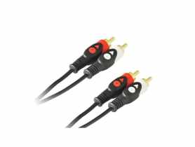 Kabel 2x RCA wtyk - 2x RCA wtyk 1,5 m (LB0019) VA0159-1,5 VAYOX