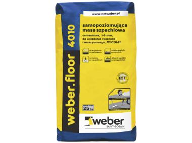 Zdjęcie: Masa szpachlowa samopoziomująca Floor 4010 - 25 kg WEBER