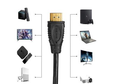 Zdjęcie: Kabel Hdmi 1.4 basic 1 m (LB0002-1) VA0186-1 VAYOX