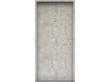 Zdjęcie: Drzwi wejściowe do mieszkań Bastion A-40 Beton naturalny 90 cm lewe OSPŁ KR CENTER