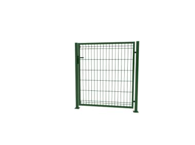 Zdjęcie: Furtka 3D 100x123 cm prawa ocynk 6005 komplet BETAFENCE