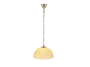 Zdjęcie: Lampa wisząca mosiądz 1x60W E27 klosz ecru Trezza CANDELLUX