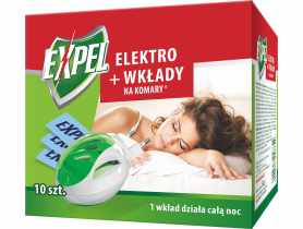 Elektro + wkłady na komary 10 szt. EXPEL