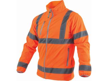 Zdjęcie: Softshell odblaskowy pomarańczowy Neon M STALCO PREMIUM