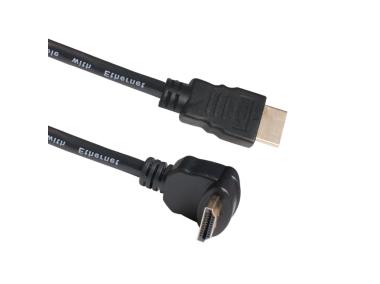 Zdjęcie: Kabel HDMI kątowo-prostyprosty, 1,5 m BMHDMI15A DPM SOLID