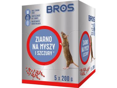 Zdjęcie: Ziarno na myszy i szczury 1 kg BROS