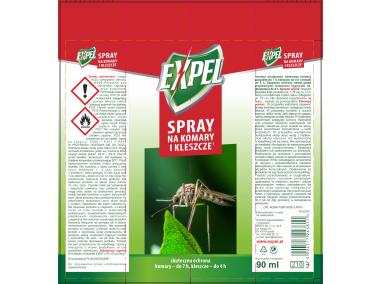 Zdjęcie: Spray na komary i kleszcze 90 ml EXPEL