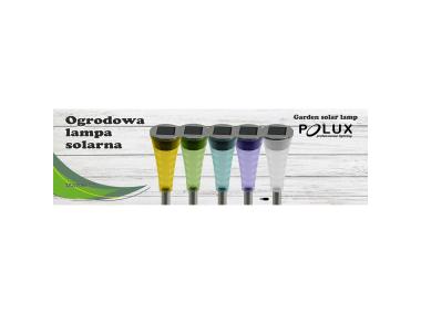 Zdjęcie: Lampa solarna Balance RGB 5 kolorów POLUX