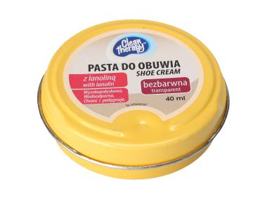 Zdjęcie: Pasta do obuwia bezbarwna 40 ml CLEAN THERAPY