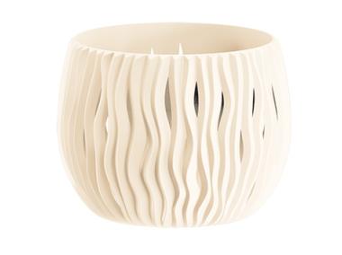 Zdjęcie: Doniczka Bowl Sandy basic krem 18 cm PROSPERPLAST