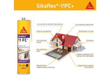 Zdjęcie: Masa uszczelniająca Sikaflex 11 FC 300 ml brązowa SIKA