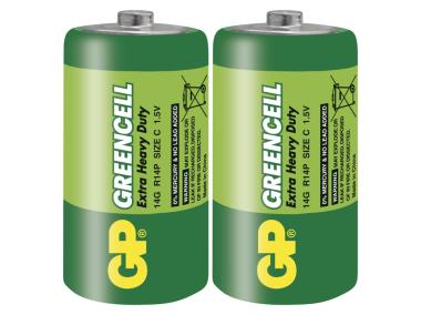 Zdjęcie: Bateria cynkowa GP GREENCELL C (R14) 2BL EMOS