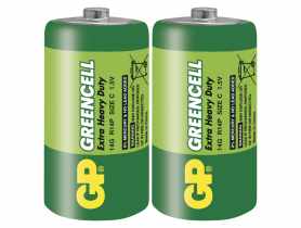 Bateria cynkowa GP GREENCELL C (R14) 2BL EMOS