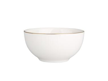 Zdjęcie: Miska Bella Złota Linia 14 cm porcelana kremowa ALTOMDESIGN