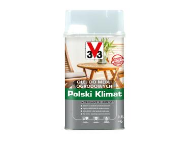 Zdjęcie: Olej do mebli ogrodowych Polski Klimat 0,5 L Bezbarwny V33