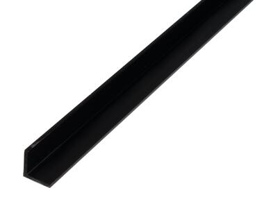 Zdjęcie: Profil kątowy PVC czarny 2000x15x15x1,2 mm ALBERTS
