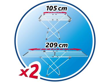 Zdjęcie: Suszarka do bielizny Doble 22 m VILEDA