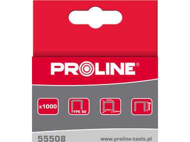 Zdjęcie: Zszywki typ 80, 16 mm, 12,9x0,95 mm, 1000 szt PROLINE