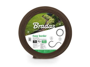 Zdjęcie: Obrzeże ogrodowe Easy Border Set 40 mm, brązowe BRADAS