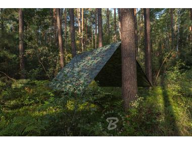 Zdjęcie: Plandeka kamuflażowa Camoforest 4 x 6 m, 90 g. BRADAS