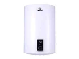 Ogrzewacz elektryczny wody pojemnościowy Teerm 50 litrów, elektronik biały NERGIS