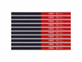 Ołówek techniczny czerwono-niebieski 12 sztuk NEO