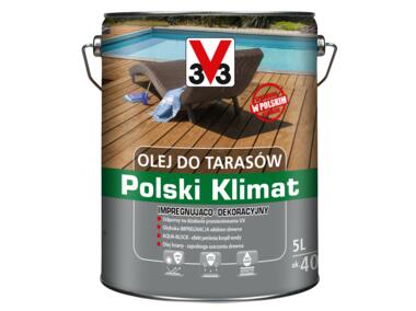 Zdjęcie: Olej do tarasów Polski Klimat 5 L Dąb V33