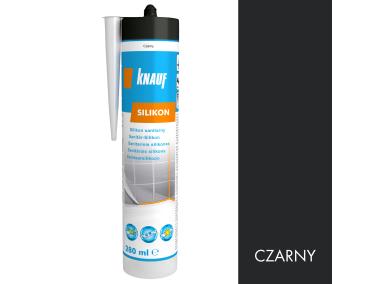 Zdjęcie: Silikon sanitarny czarny 280 ml KNAUF