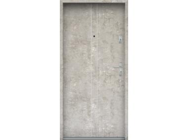 Zdjęcie: Drzwi wejściowe do mieszkań Bastion A-38 Beton naturalny 80 cm lewe ODR KR CENTER