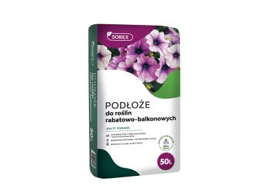 Zdjęcie: Podłoże do roślin rabatowo balkonowych 50 L (B+R 2) SOBEX