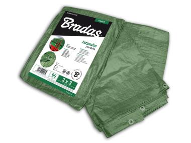 Zdjęcie: Plandeka wzmacniana Green 6 x 8 m, 90 g BRADAS