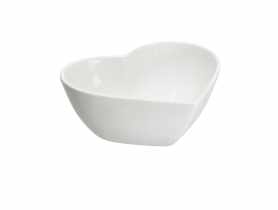 Miska Regular serce 16,5 cm - 500 ml porcelana kremowa ALTOMDESIGN